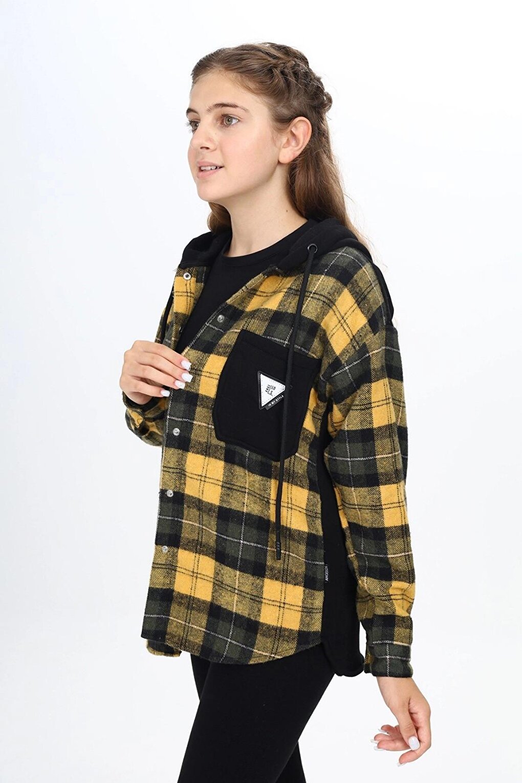 Girl's Hooded Lumberjack Shirt 265