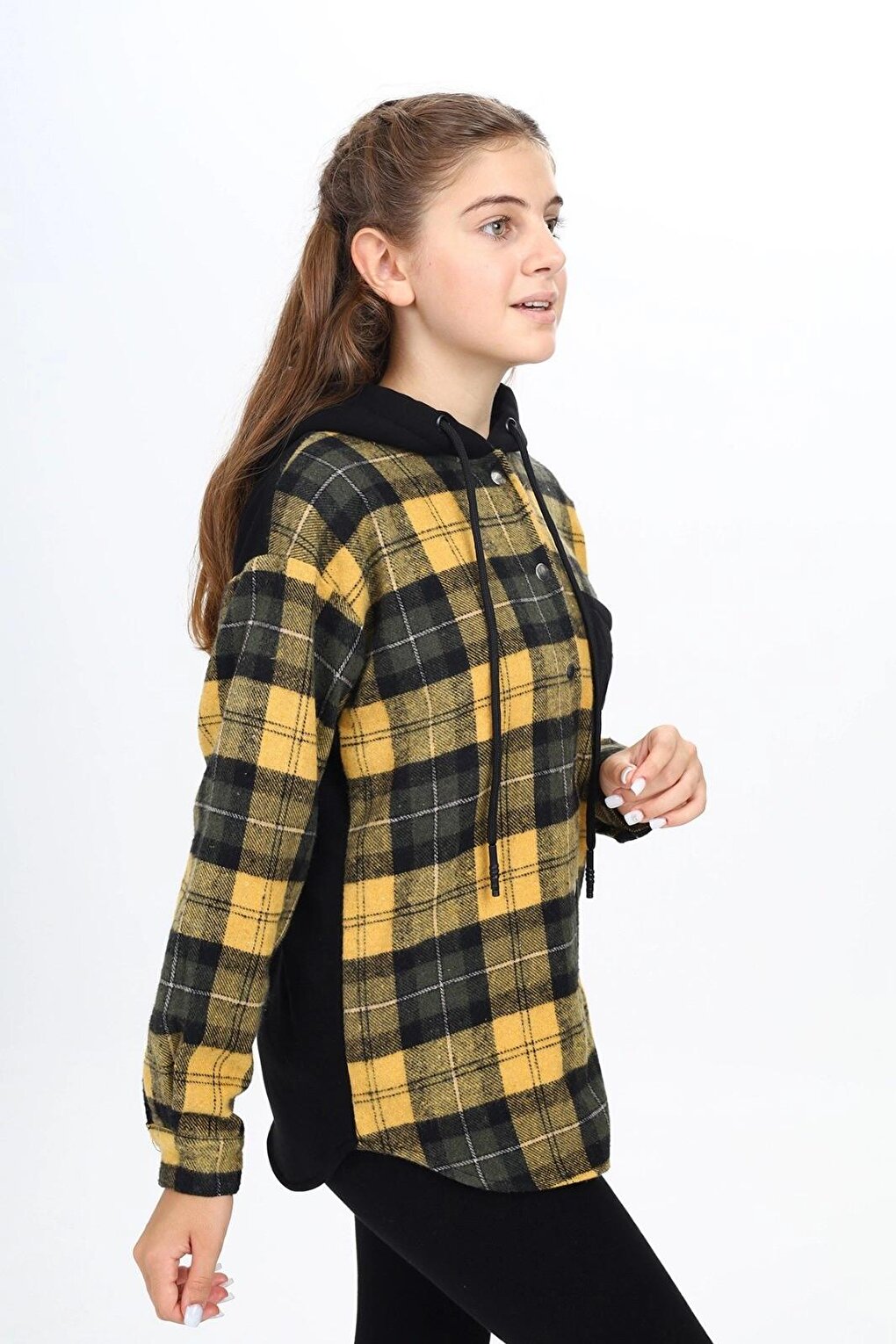 Girl's Hooded Lumberjack Shirt 265