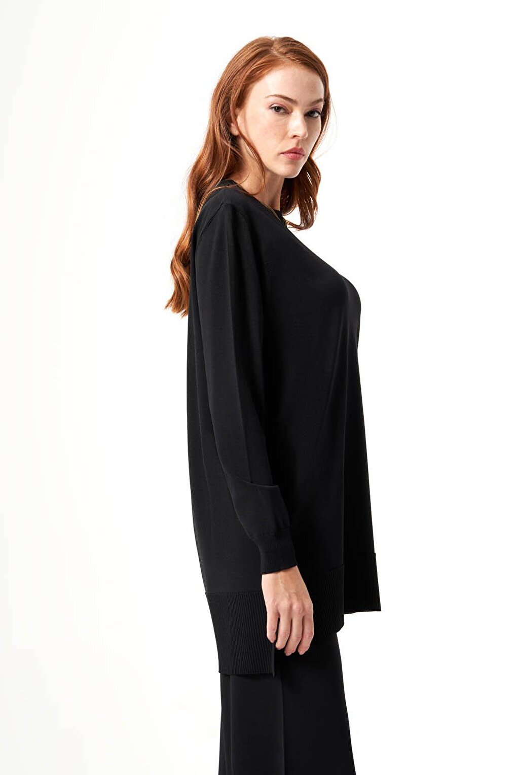 Bsc Rayon Knitwear Black Tunic