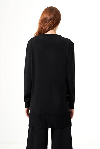 Bsc Rayon Knitwear Black Tunic