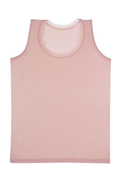 Girl's Tank Top with Wide Straps, Pack of 5 Lycra