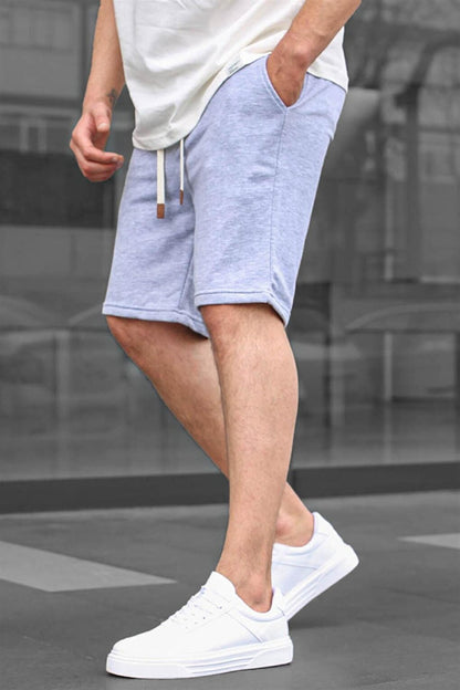 Gray Basic Men's Shorts 6505