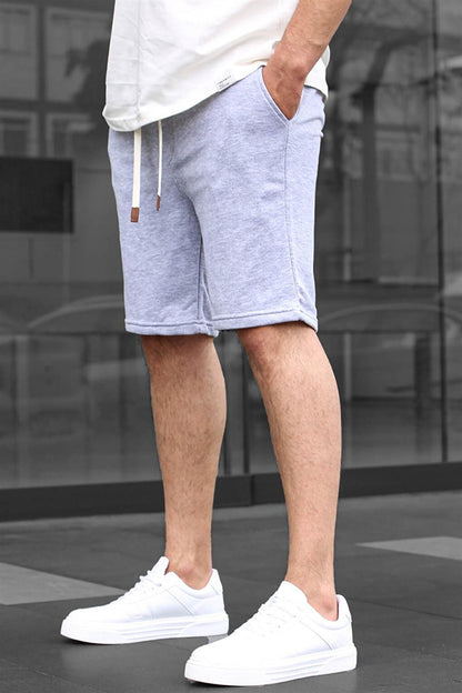 Gray Basic Men's Shorts 6505