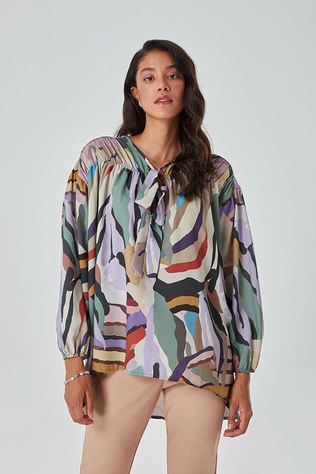 Colorful Zebra Tunic