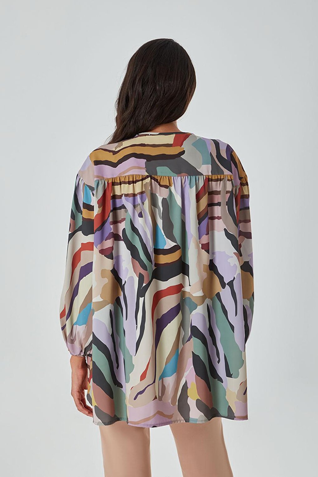 Colorful Zebra Tunic