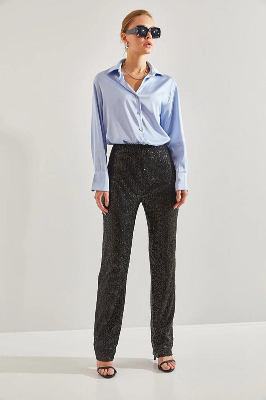 Women's Sequined Trousers