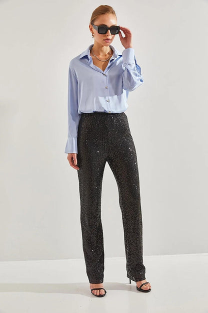 Women's Sequined Trousers