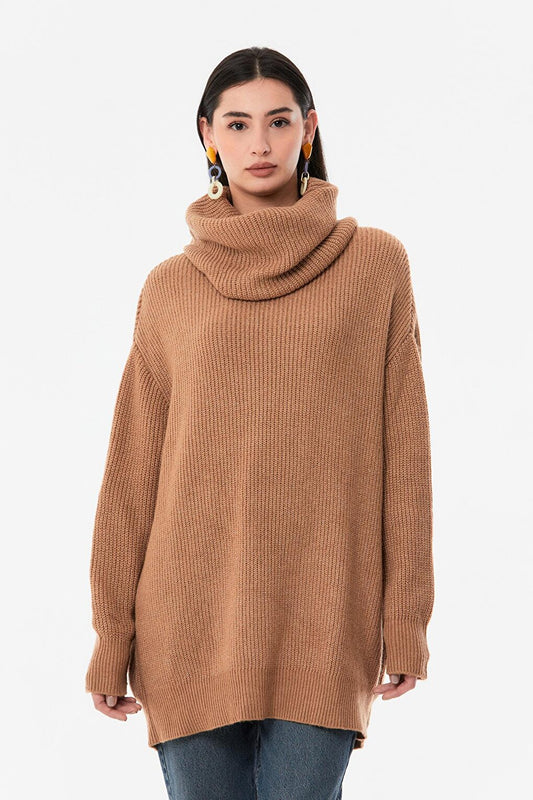 Turtleneck Loose Knitwear Sweater