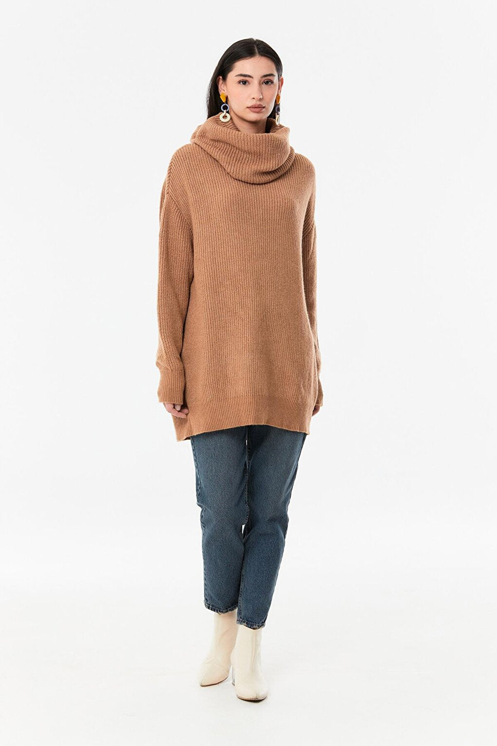 Turtleneck Loose Knitwear Sweater