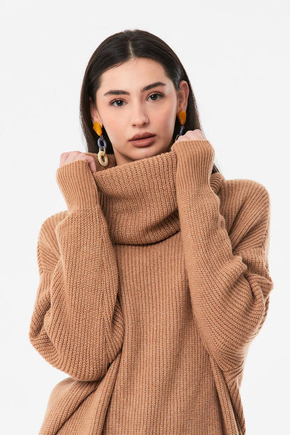 Turtleneck Loose Knitwear Sweater