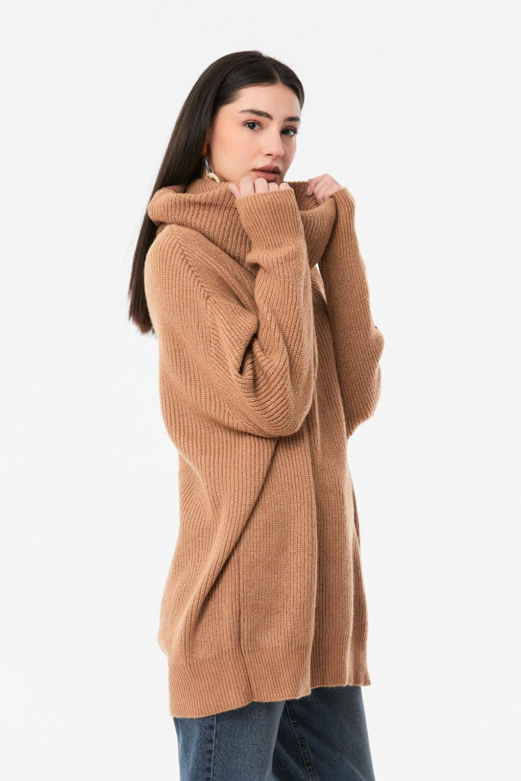 Turtleneck Loose Knitwear Sweater