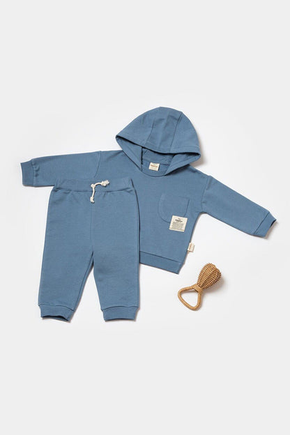 Hooded Sweatshirt &amp; Trouser Set