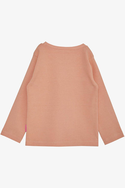 Girl's Long Sleeve T-Shirt Basic Salmon (Age 1-4)