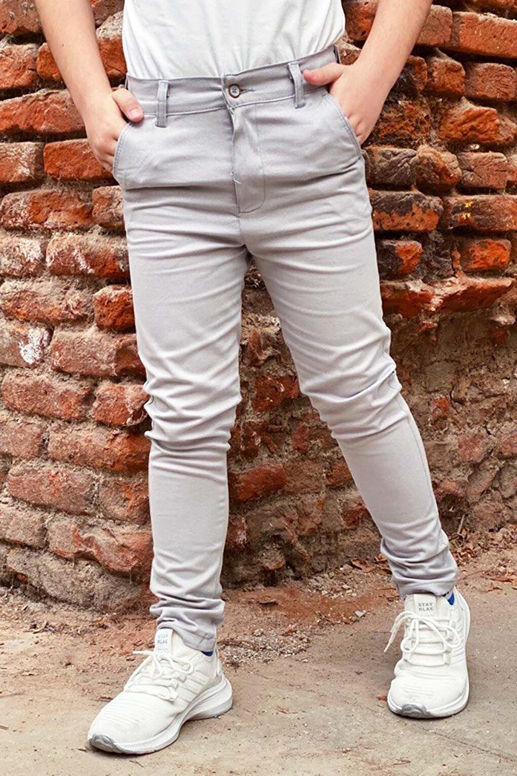 Boy's Skinny Leg Trousers