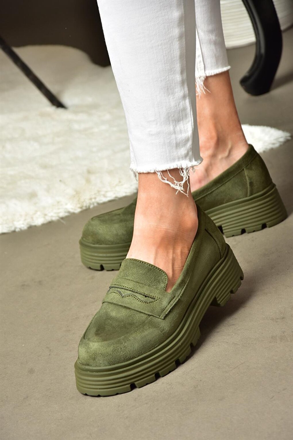 R9960920 Khaki Casual Women's Shoes