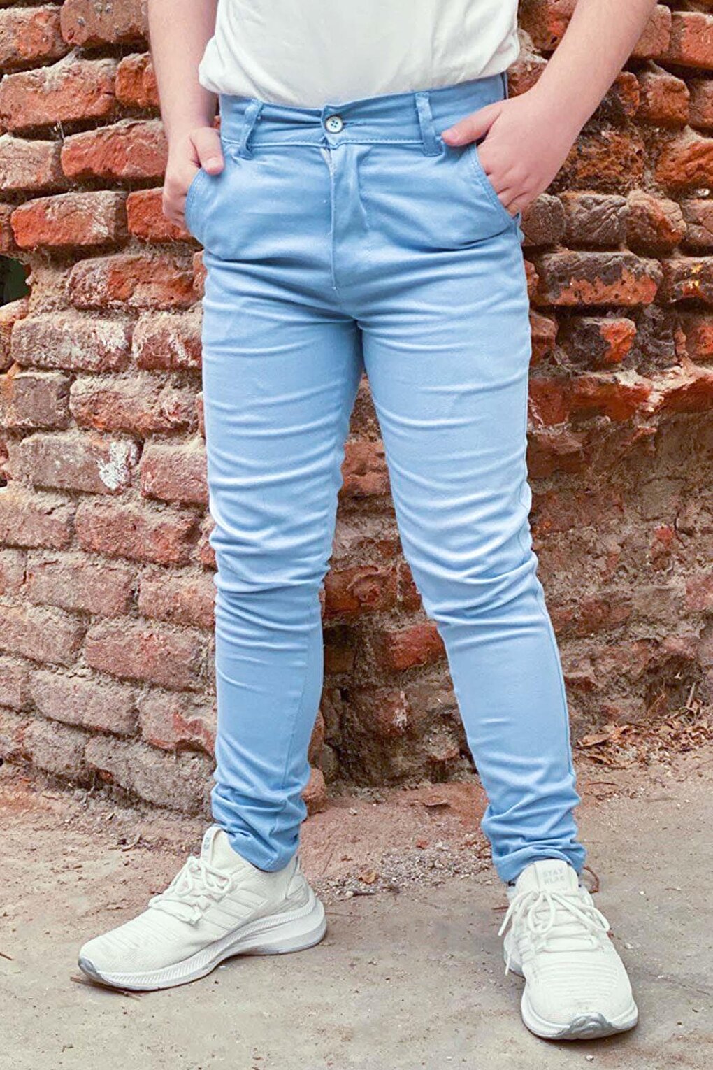 Boy's Skinny Leg Trousers