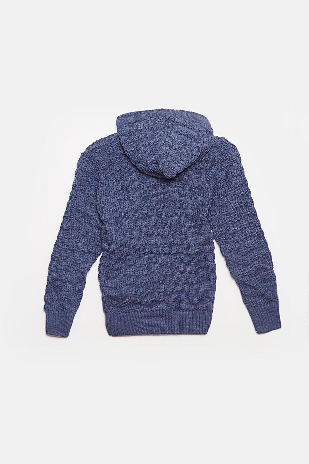 Fur Detailed Knitwear Boys Cardigan