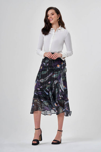 Flounce Colorful Skirt