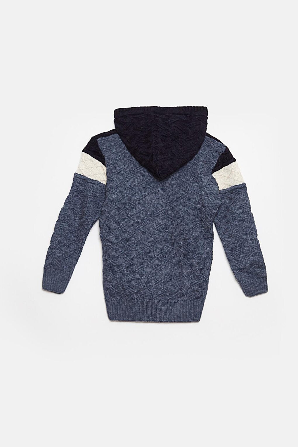 Fur Detailed Knitwear Boys Cardigan