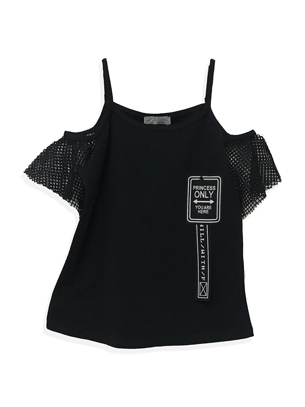 Girl's Net Strap Blouse