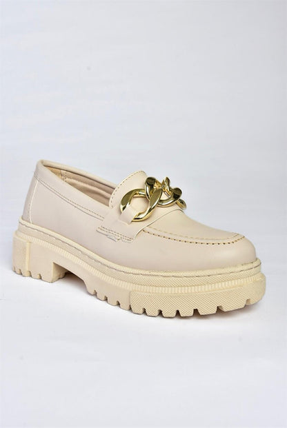 P6520342 Beige Casual Women's Shoes