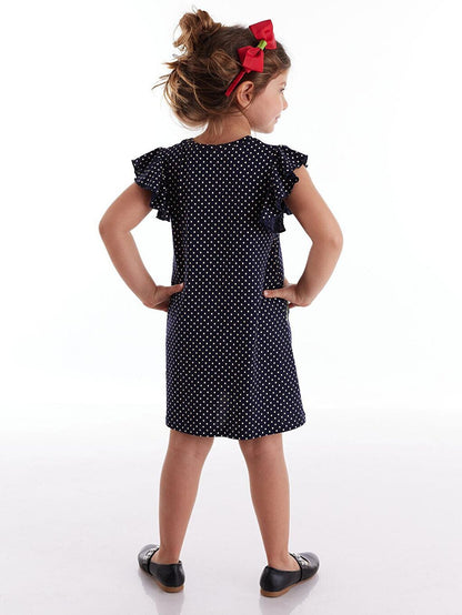 Flowers Polka Dot Girl Dress