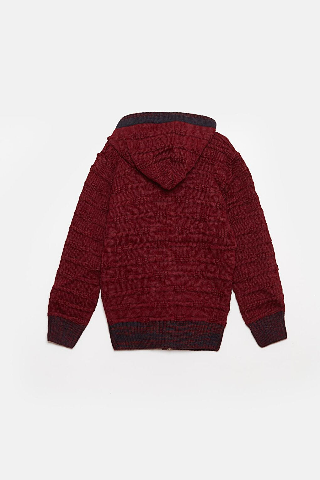 Fur Detailed Knitwear Boys Cardigan