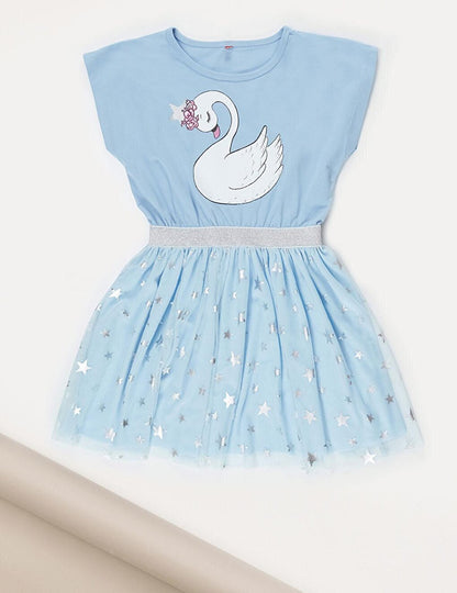 Star Swan Tulle Dress