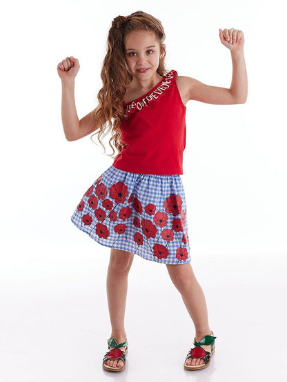 Gelincik Girl Tshirt Skirt Set