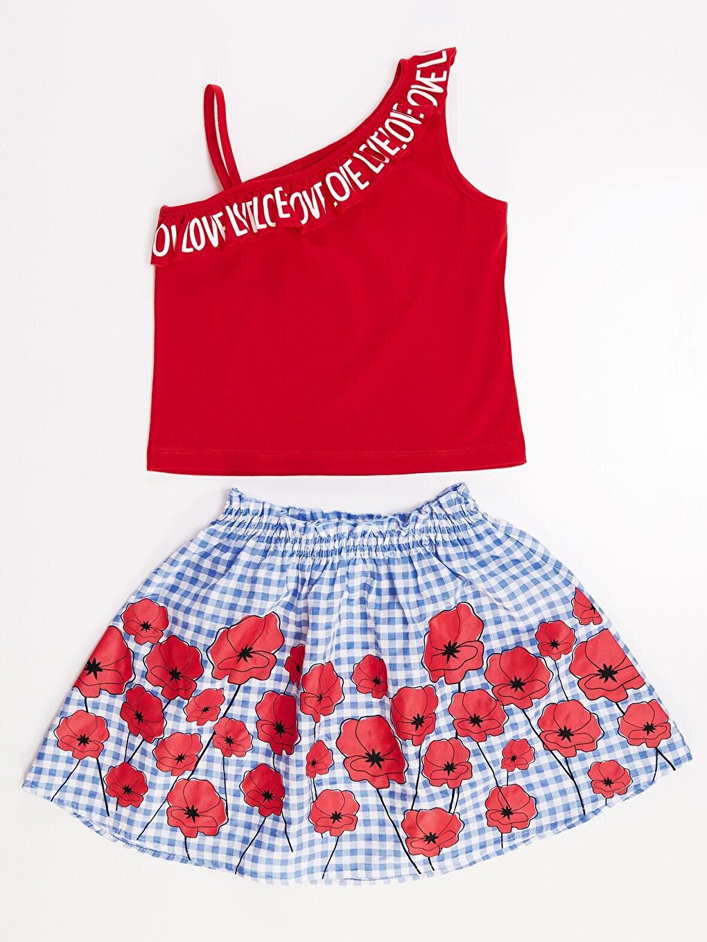 Gelincik Girl Tshirt Skirt Set