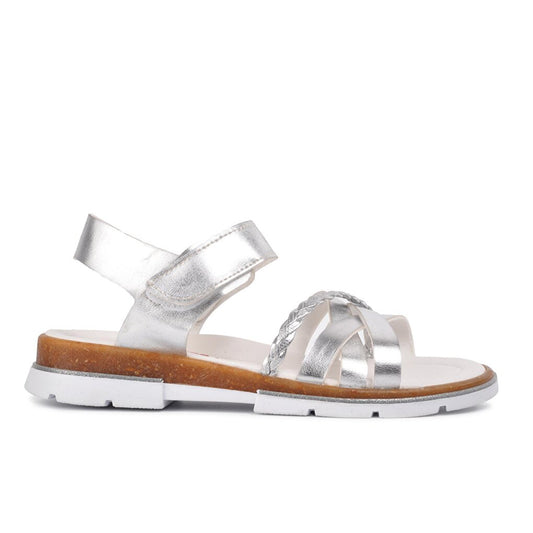 001 Silver Girl's Sandals