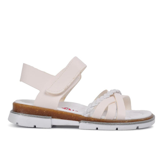 001 White Girl's Sandals