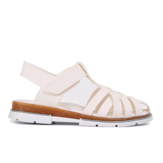 003 White Kids Sandals