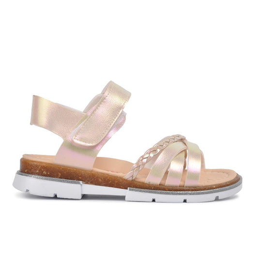 001 Cream Girl's Sandals