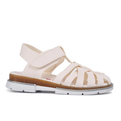 003 White Kids Sandals