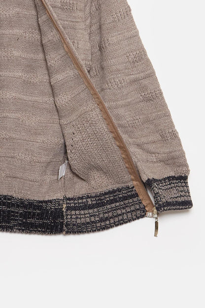 Fur Detailed Knitwear Boys Cardigan