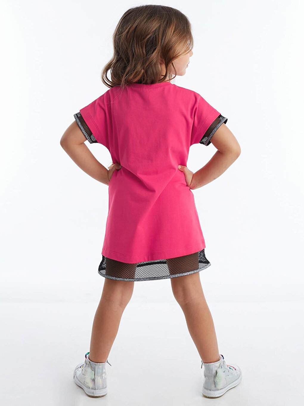 Unicorn Rock Fuchsia Girl Dress