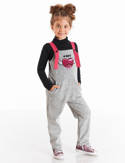 BFF Gray Girl Jumpsuit