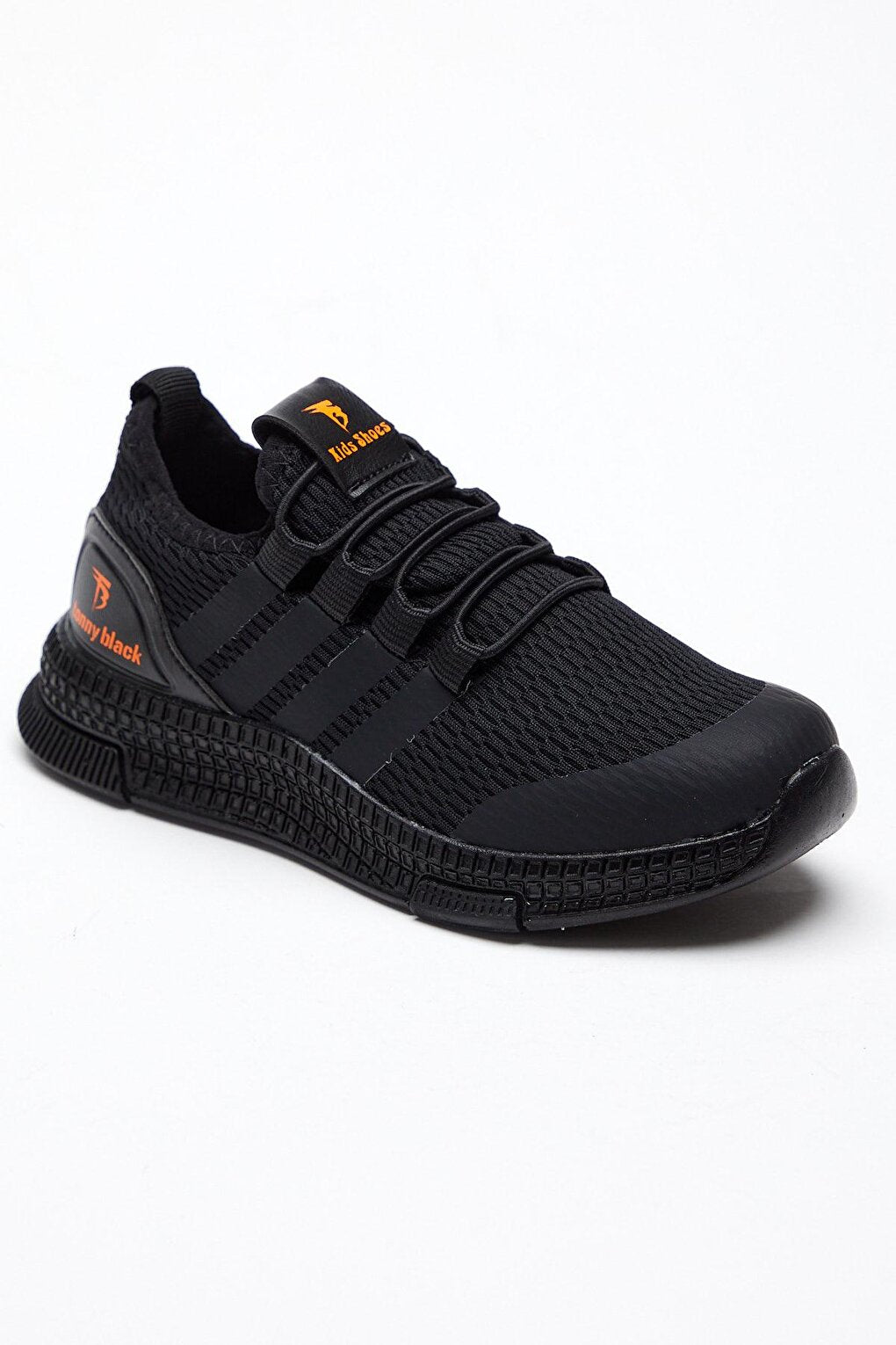 Kids Unisex Black Sports Shoes Tbqnt