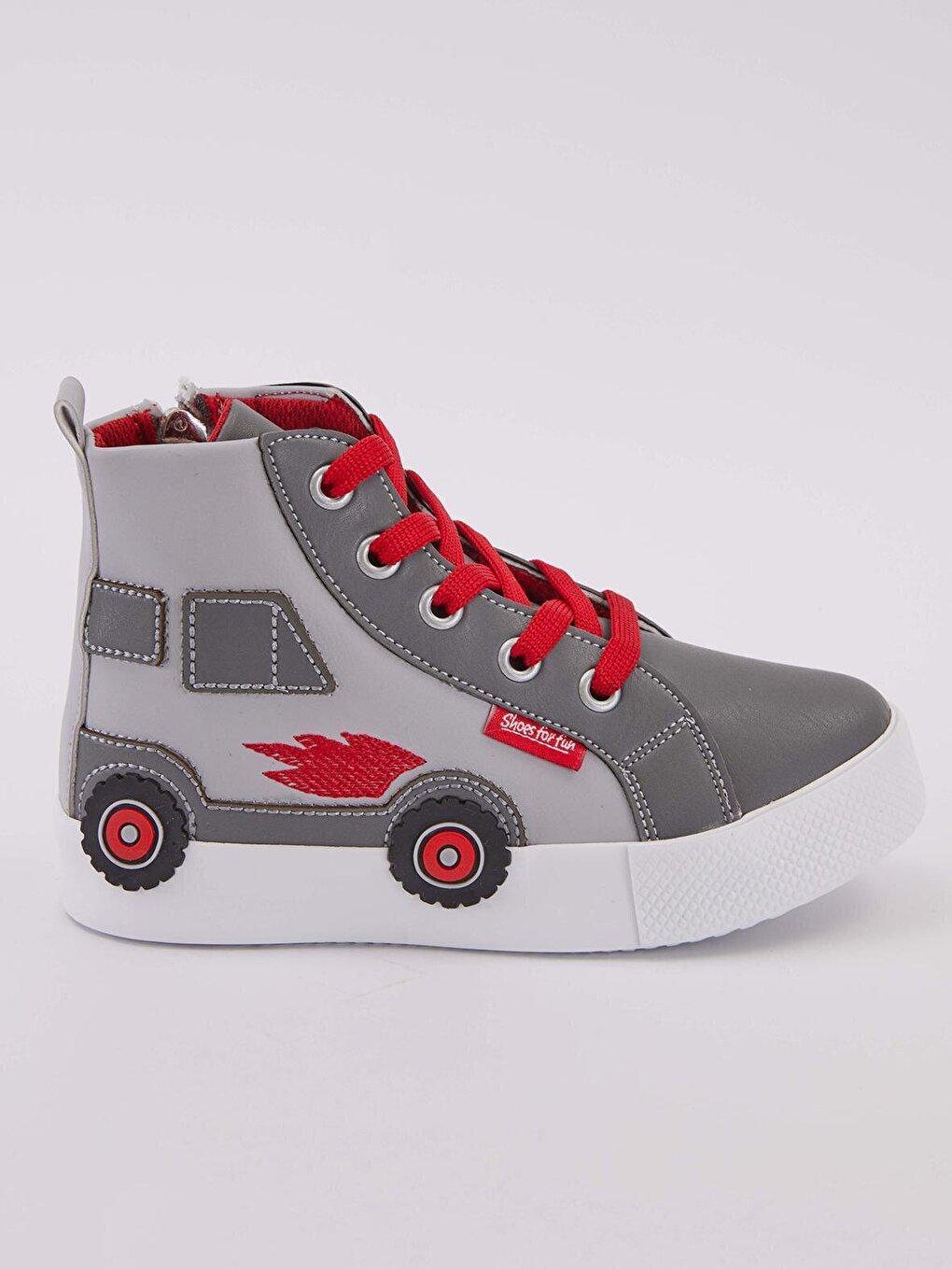 Car Boy Gray Sneakers Sports Shoes