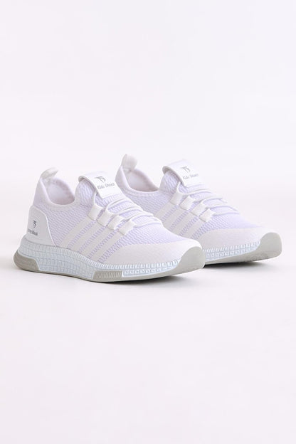 Children's Unisex White Sports Shoes Tbqnt