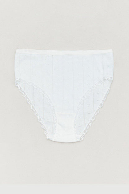 Jacquard High Waist Panties