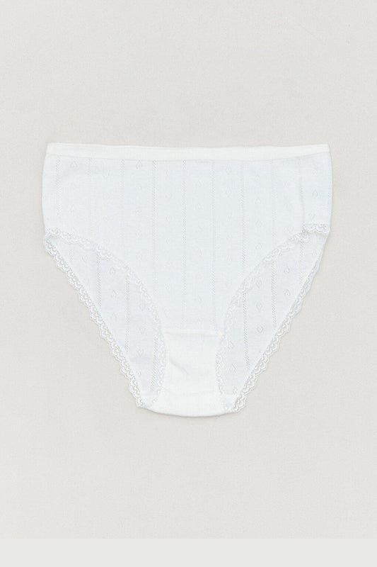 Jacquard High Waist Panties