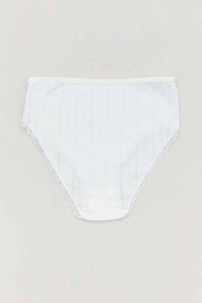 Jacquard High Waist Panties