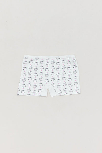 Printed Girl's Boxer