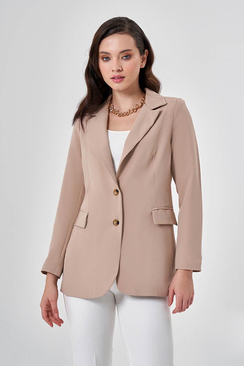 Double Beige Jacket