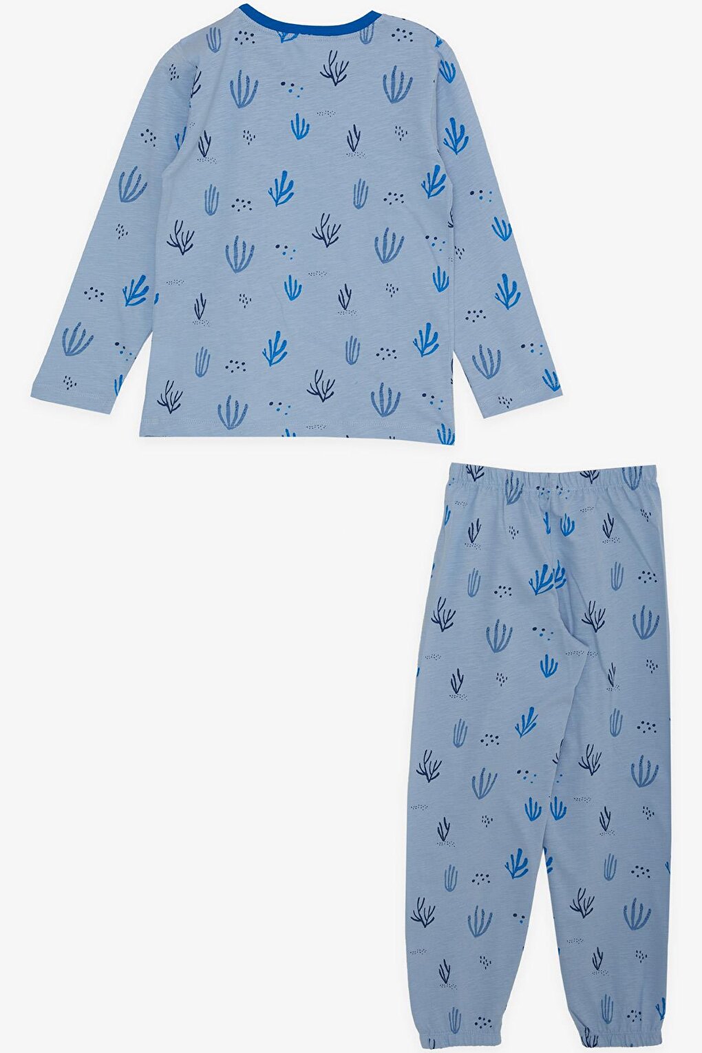 Boy's Pajama Set Patterned Light Blue (Age 4-8)