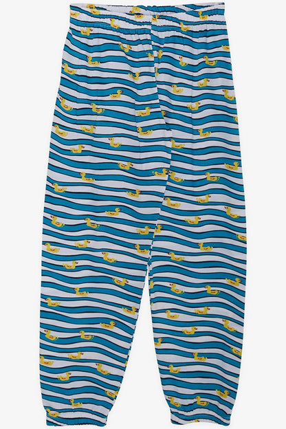 Boy's Pajama Set Cute Duck Pattern Mixed Color (4-8 Years)