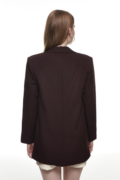 Blazer Jacket Dark Brown