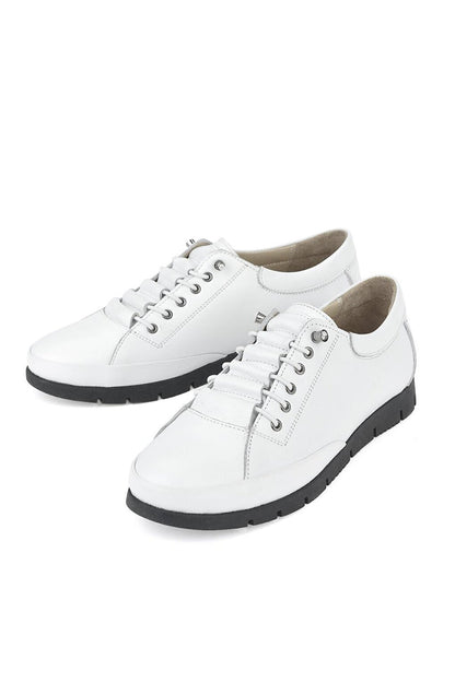 Women's Genuine Leather Shoes 1311015 808 White